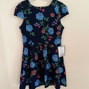 Floral Navy Dress